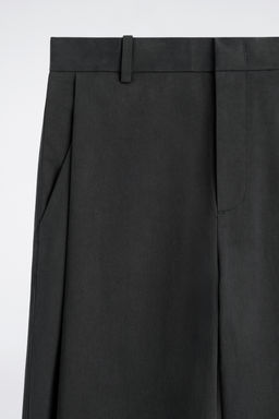 PANTAL?N WIDE LEG DE ALGOD?N CON DETALLE PLISADO - H&m фото 8