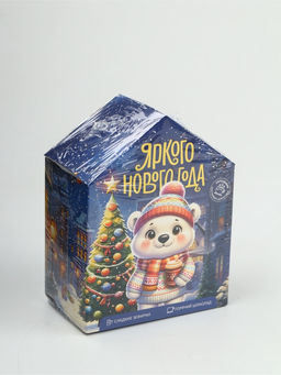 Подарочный набор новогодний «Яркого нового года»: горячий шоколад 3 шт.×25 г, маршмеллоу 40 г, декор 17 г