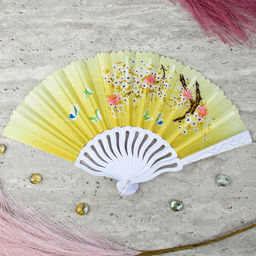 Веер 23 см / 622-8 /уп 12/600/ микс, пластик, полиэстер - Галеонтрейд фото 10