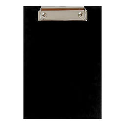 Планшет с зажимом А5, 2 мм, Calligrata, картон/бумвинил, чёрный (клипборд)