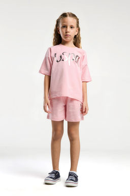 K_z _ocuk Somon Pijama Tak_m_ Sepette S_rpriz _ndirim