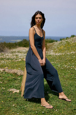 More Sustaniable Antrasit Relaxed V Yaka Kolsuz B_zg_l_ Uzun Modal Premium _rme Tulum TWOSS26TU00004