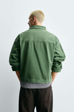 WASHED PATCH JACKET - Zara фото 3