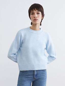 Bisiklet Yaka Kad?n Triko Kazak