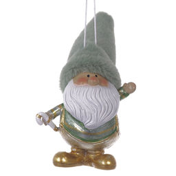 Фигурка декоративная подвесная "Дед Мороз", L6 W7 H12 см, 2в.
