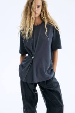 Camiseta con detalle met?lico - H&m фото 3