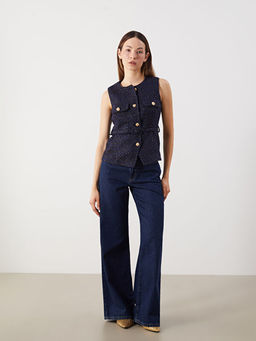 Bisiklet Yaka Kad?n T?vit Yelek