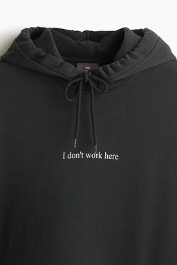 Sudadera con capucha y estampado Loose Fit - H&m фото 7