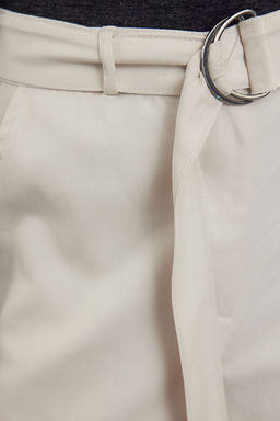 TRENDYOLMILLA Tas Wide Leg/Genis Paca Dokuma Pantolon TWOSS23PL00142 фото 4