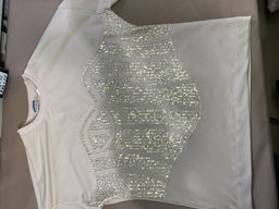 Свитшот с корсетом из пайеток