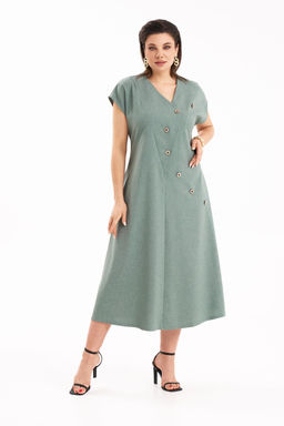 Платье KaVari 1112 светло-зеленый  фото 4