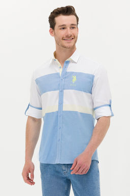 U. S. Polo Assn Мужская рубашка Saks с длинным рукавом