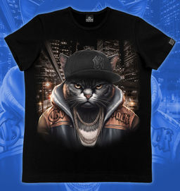 Футболка детская Кот-50cent