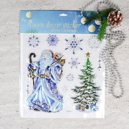 Наклейка новогодняя 38х30 Новый год / 610-286 /уп 12/420/ - Галеонтрейд фото 5