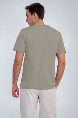 Арт. 61134 Футболка мужская 48-56 (5 шт) Цвет:полынь - Идеал фото 4