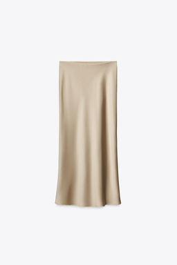 SATIN MIDI SKIRT - Zara фото 10