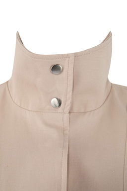 Tas Regular Kal?p Kemer Detayl? Gabardin Ceket Mont TWOSS26MO00003 - Trendyolmilla фото 8