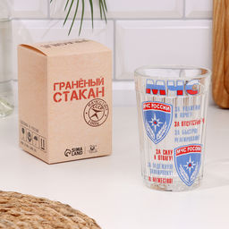 Стакан граненый «МЧС», 250 мл