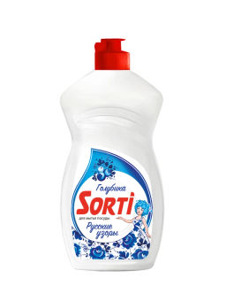 СОРТИ ср-во д/мытья посуды 450гр Голубика