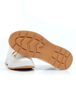 01-5281-2 WHITE Ботинки демисезонные женские (натуральная кожа, байка)