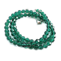 Бусы из камня Хромдиопсид алмазная огранка 4мм камень силы, изобилия, счастья и благополучия