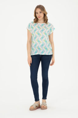 Женская мятная футболка - U.s. polo assn фото 11