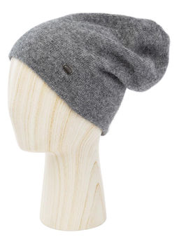 Шапка жен. анг+нейл+шерсть LB-A53043 d.grey