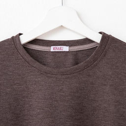 Футболка женская MINAKU OVERSIZE FIT: цвет коричневый, р-р 42