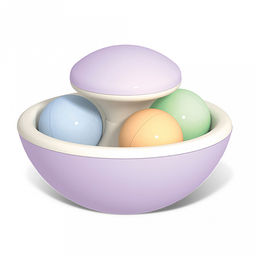 Погремушка "Гриб неваляшка" 12,5х8,5х21см, полистирол, пп пакет, "Stellar" (Россия)