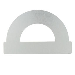 Транспортир 180*/10 см МЕТАЛЛИЧЕСКИЙ (стальной) - Calligrata фото 3