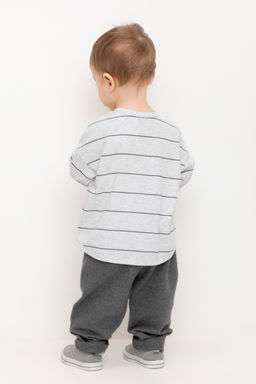 КР 400722/тем.серый меланж к516 брюки д/мал яс - Crockid фото 5