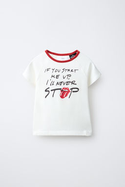 CAMISETA ESTAMPADA ROLLING STONES  / Blanco