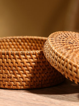 Корзинка плетёная «Дори», 13×13×8 см