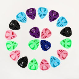 Зажимы для медиатора Music life 20 штук, МИКС