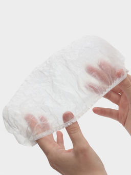 Цена за 50 шт. Шапочка для душа Доляна, прозрачная, полиэтилен