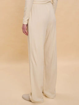 PELICAN, брюки женские, Молочный  фото 2