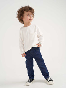 Лонгслив с карманом "Молоко"