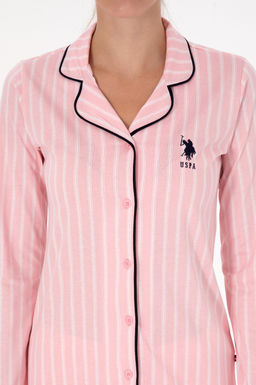 Kad_n Pembe Pijama Tak_m_ Sepette S_rpriz _ndirim - U.s. polo assn фото 6