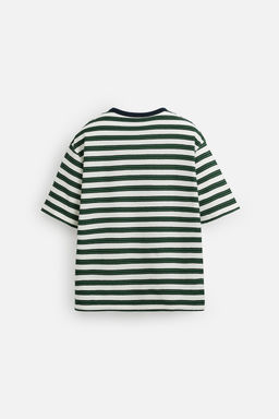 STRIPED JACQUARD T-SHIRT - Zara фото 7