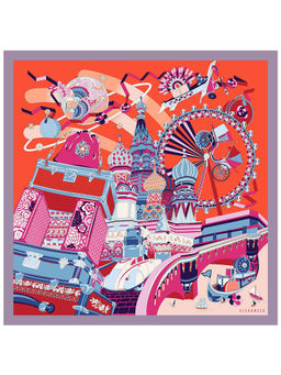 Платок жен. шелк 53х53 SS03-8305-12 - Eleganzza фото 4