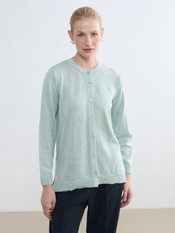 Bisiklet Yaka Ajurlu Kad?n Triko H?rka