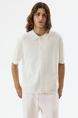Camisa en punto texturizado Regular Fit - H&m фото 3