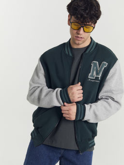 Жакет мужской в темно-зеленом цвете с печатью т.зеленый +печать 121187 - Mark formelle фото 2