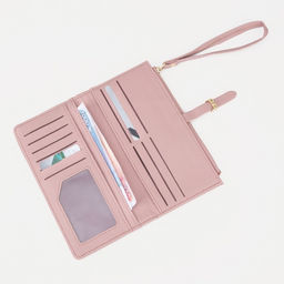 Кошелёк на кнопке, цвет розовый - Simaland фото 5