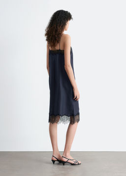 Vestido midi lencero de seda - H&m фото 7