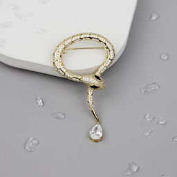 Брошь Арт. 3V-7175-Y - MyGemma фото 3