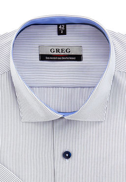 Сорочка мужская короткий рукав GREG 231/109/6437/Z/1