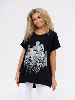 864 Футболка "Черный"