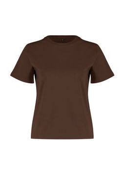 TRENDYOLMILLA Beyaz %100 Pamuk Regular/Normal Kal?p K?sa Kollu Basic Bisiklet Yaka Orme T-Shirt TWOSS23TS00000  фото 62