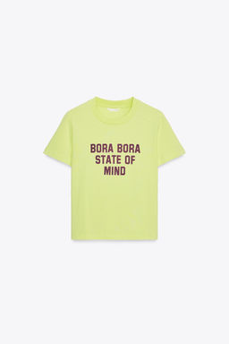 WASHED T-SHIRT WITH SLOGAN - Zara фото 26